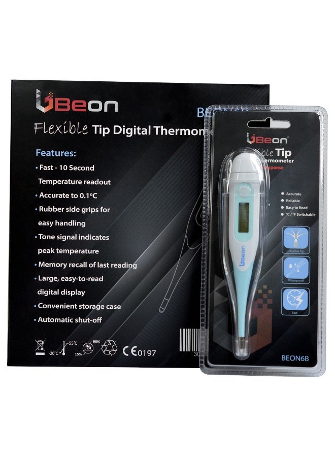 بيون مقياس حرارة رقمي من بيون مزود بطرف مرن - Image 1